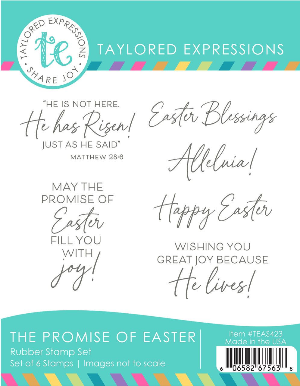 *NEW* - Taylored Expression - The Promise of Easter Stamp Set
