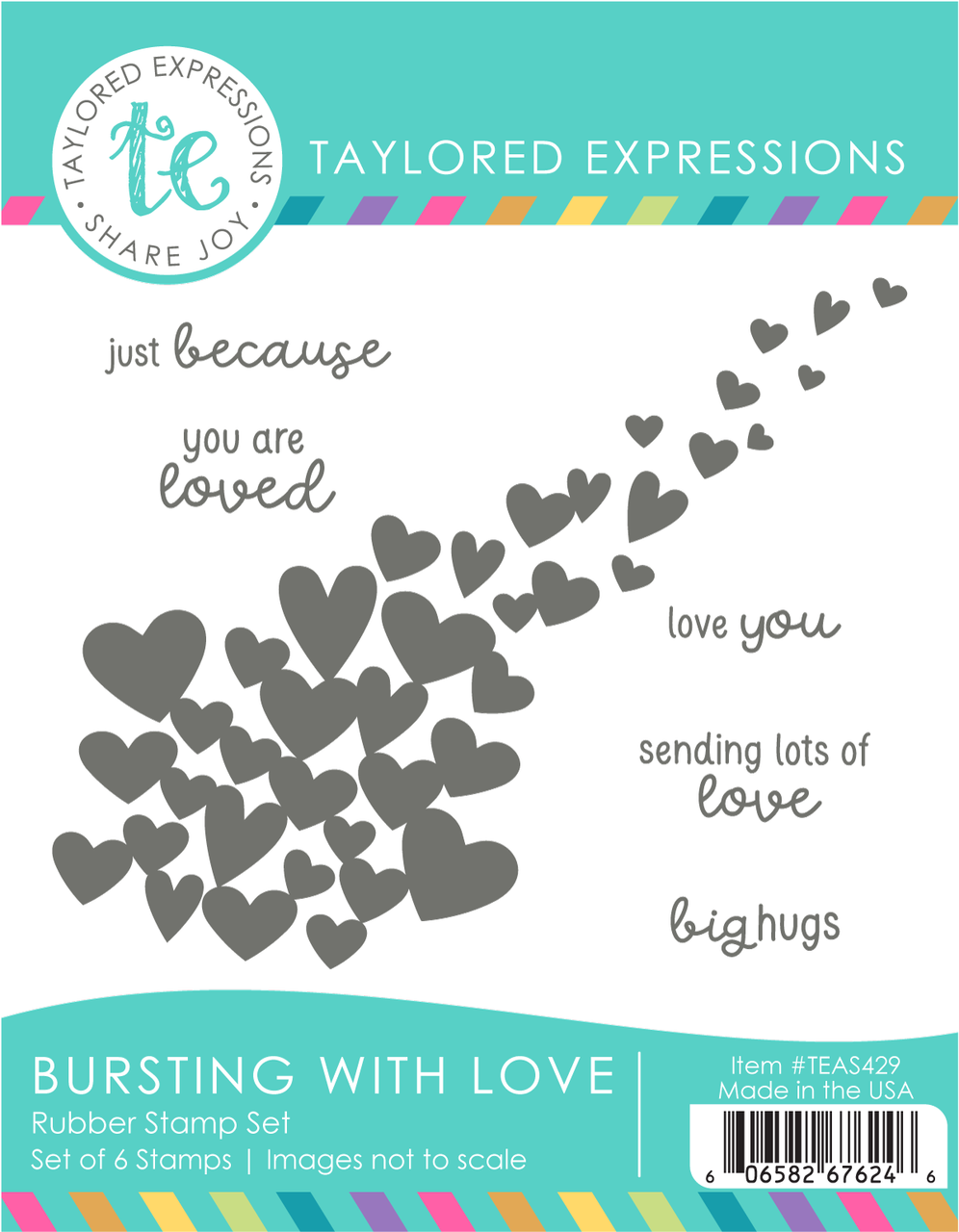 Taylored Expression - Bursting with Love Stamp Set