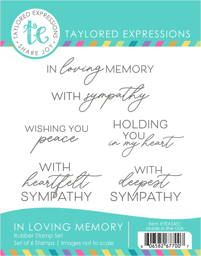 *NEW* - Taylored Expression - In Loving Memory Stamp Set