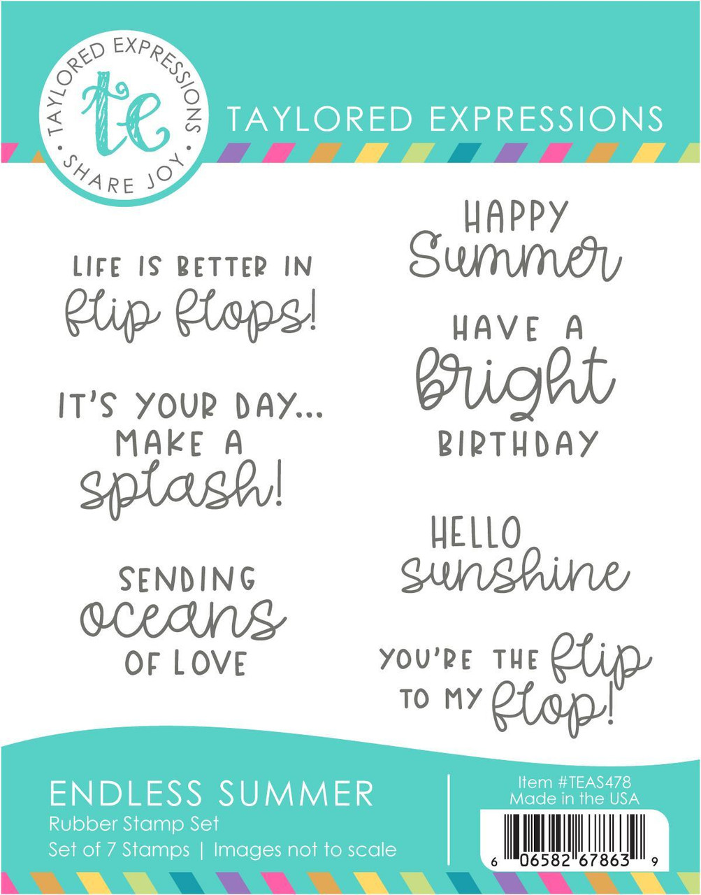 *NEW* - Taylored Expression - Endless Summer Stamp Set