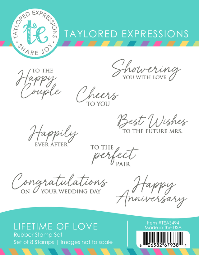 **NEW* - Taylored Expression - Lifetime of Love Stamp Set
