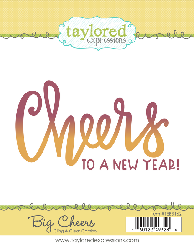 Taylored Expression - Big Cheers Cling & Clear Combo (sb2)