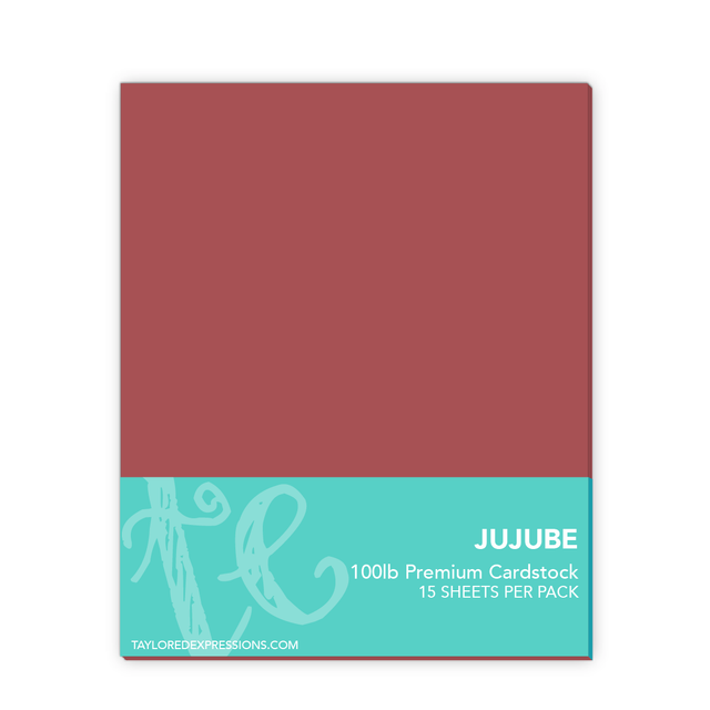 **NEW* - Taylored Expression - TE Premium Cardstock - Jujube