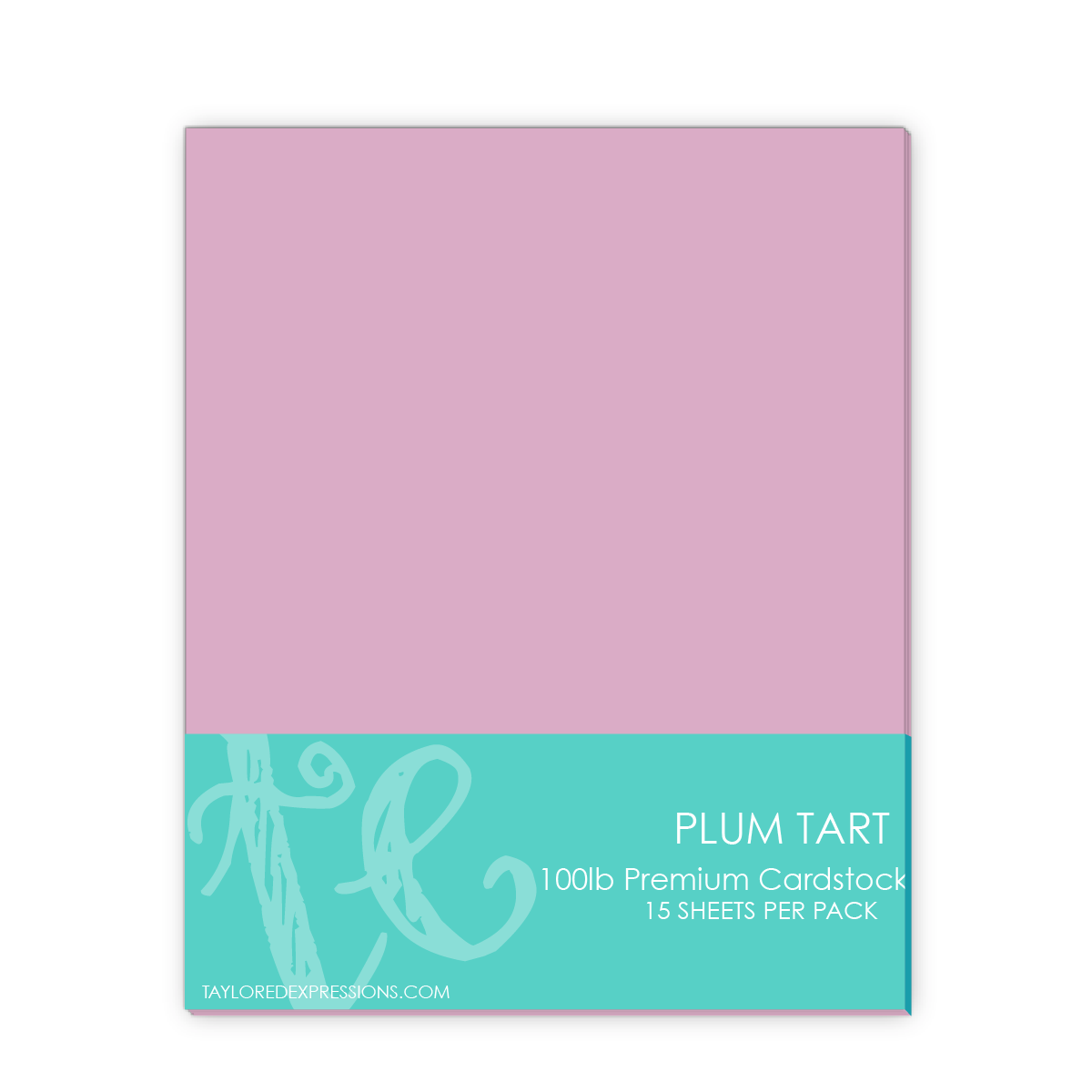 **NEW* - Taylored Expression - TE Premium Cardstock - Plum Tart (15 sheets)