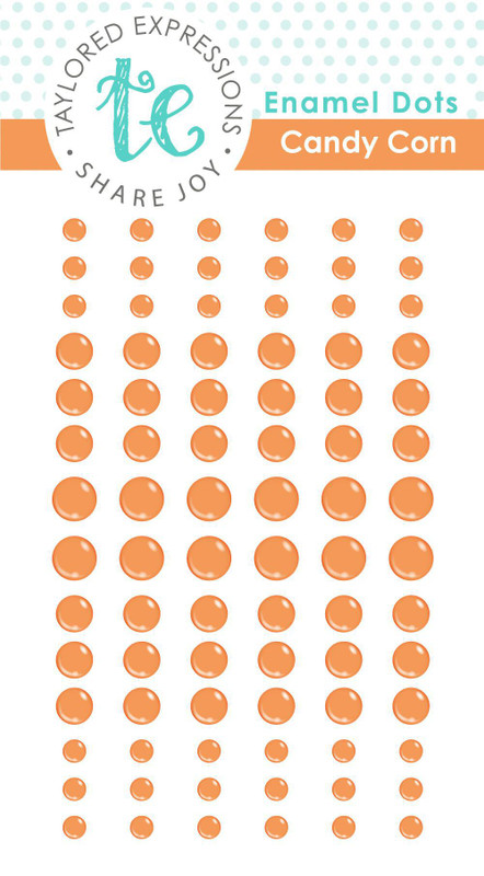 Taylored Expression - Candy Corn Enamel Dots