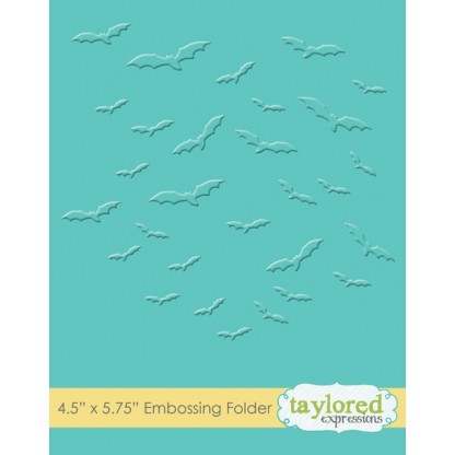 Taylored Expressions- Embossing Folder - Fright Night Flight