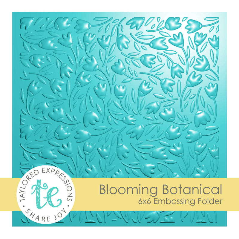 Taylored Expression - Blooming Botanical 3D Embossing Folder