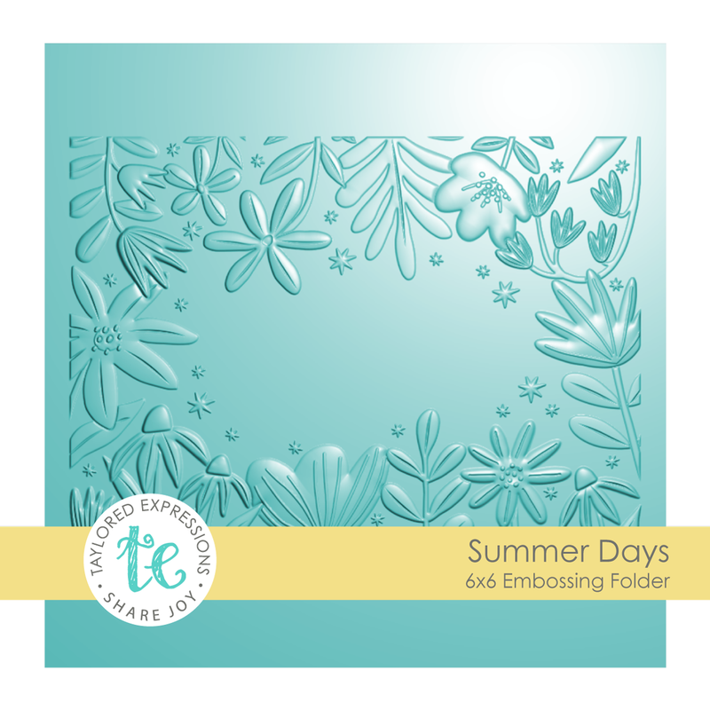 Taylored Expression - 3D Embossing Folder - Summer Days