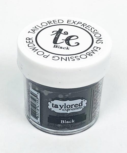 Taylored Expression - TE Fine Detail Embossing Powder - Black