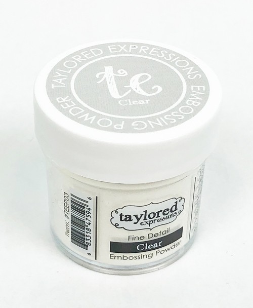 Taylored Expression - TE Fine Detail Embossing Powder - Clear
