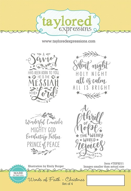 Taylored Expression - Words of Faith - Christmas