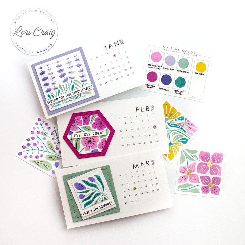 Taylored Expression 2026 Landscape Desk Calendar, Taylored