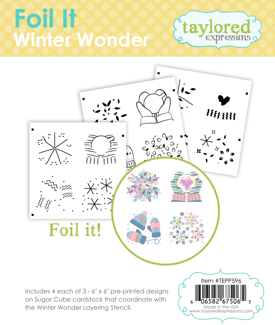 *NEW* - Taylored Expression - Foil It - Winter Wonder