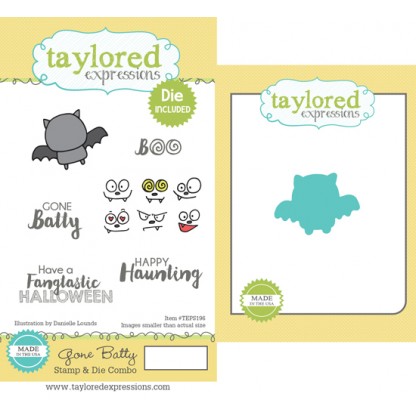 Taylored Expressions- Gone Batty Stamp & Die Combo