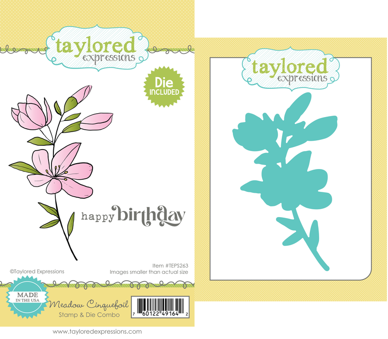 Taylored Expression - Meadow Cinquefoil Stamp & Die Combo