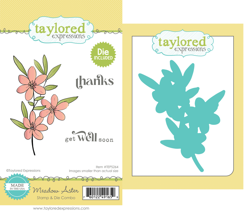 Taylored Expression - Meadow Aster Stamp & Die Combo