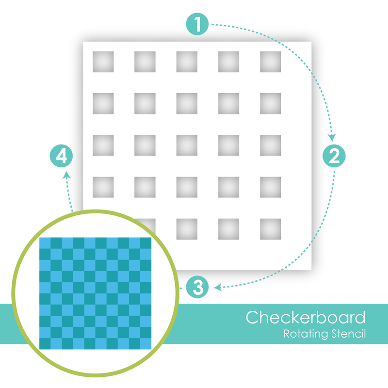 *NEW* - Taylored Expression - Checkerboard Rotating Stencil