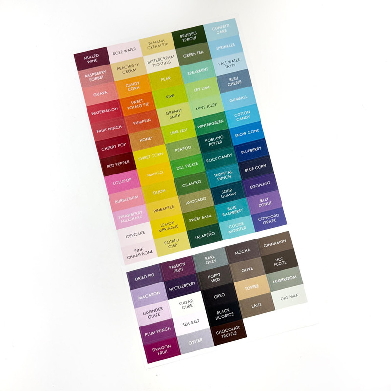 Taylored Expression - TE True Colors Labels (1 1/2 x 3/4 in.)