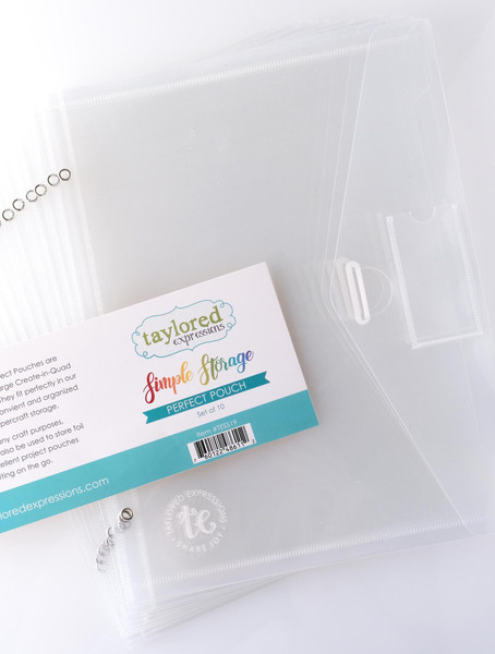 Taylored Expression - Simple Storage - Perfect Pouch (set of 10)