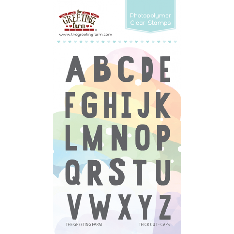 The Greeting Farm - Thickcut Caps - Clear