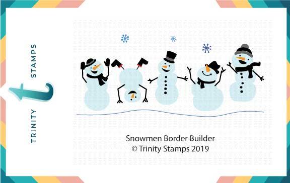 Trinity Stamps - Snowmen Border Builder Die Set