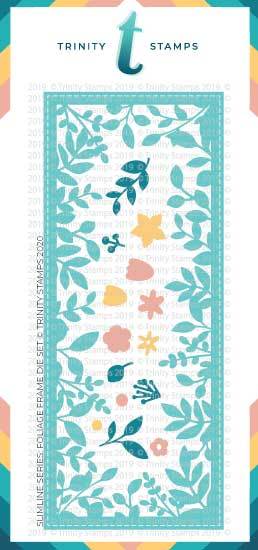 Trinity Stamps - Slimline Series: Foliage Frame Die Set