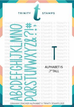 Trinity Stamps - Graham Cracker Alphabet Die Set