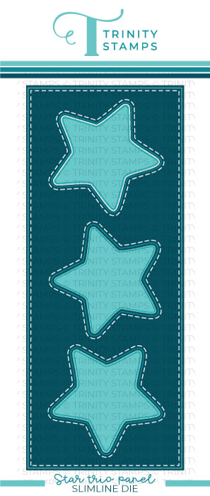 Trinity Stamps - Slimline Star Trio Panel Die