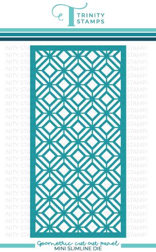 Trinity Stamps - Mini Slimline Geometric Cut Out Panel Die