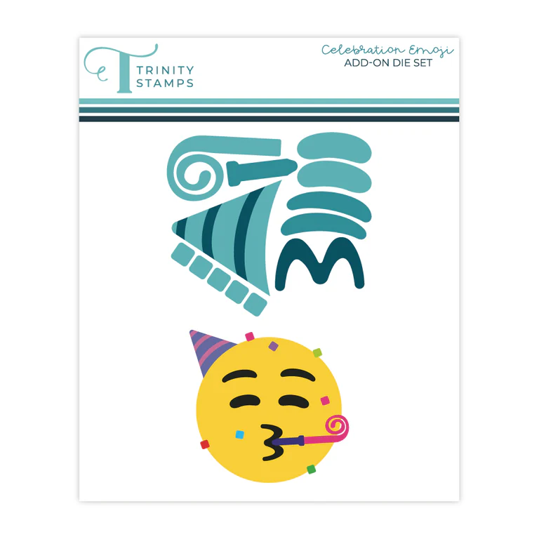*NEW* - Trinity Stamps - Celebration Emoji - Circle Card Add-On Die Set