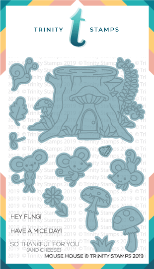 Trinity Stamps - Mouse House Coordinating Die Set