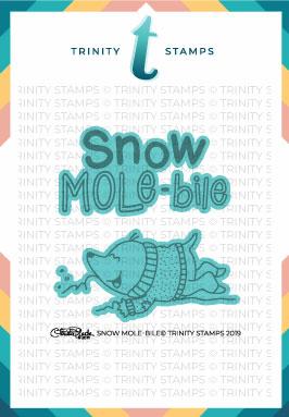 Trinity Stamps - Snow Mole-bile Coordinating Die Set