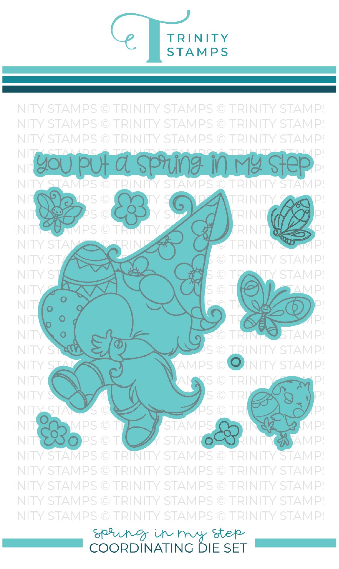 Trinity Stamps - Spring In My Step Coordinating Die Set