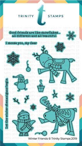 Trinity Stamps - Winter Friends Coordinating Die Set