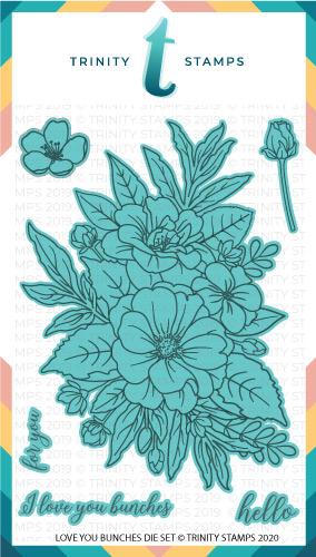 Trinity Stamps - Love You Bunches Coordinating Die Set