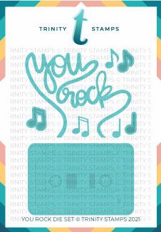Trinity Stamps - You Rock Coordinating Die Set