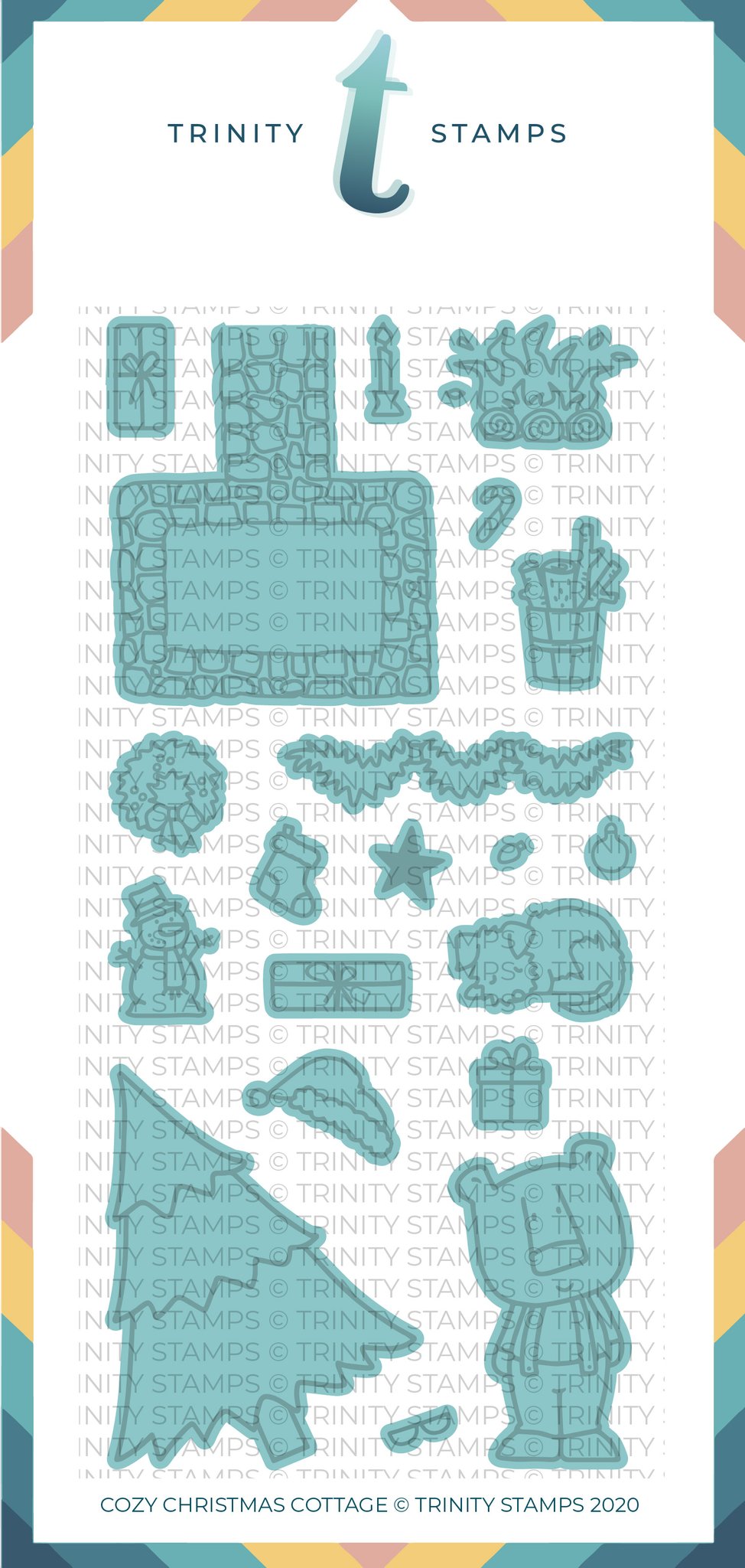 Trinity Stamps - Cozy Christmas Cottage Coordinating Die Set