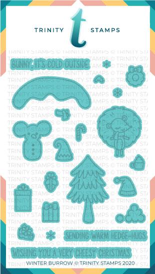 Trinity Stamps - Winter Burrow Coordinating Die Set