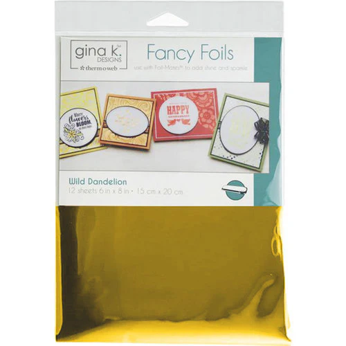 Gina K Designs - Wild Dandelion - TOW- Fancy Foils 6" x 8"