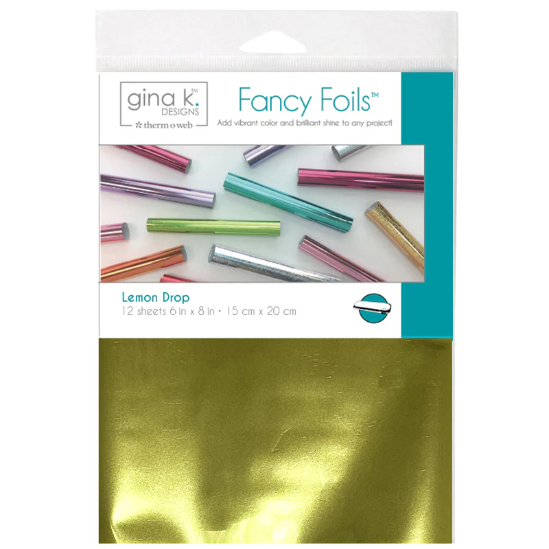 Gina K Designs - Lemon Drop - TOW- Fancy Foils 6" x 8"