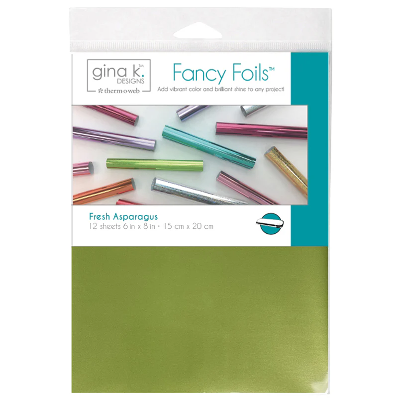 Gina K Designs - Fresh Asparagus - TOW- Fancy Foils 6" x 8"