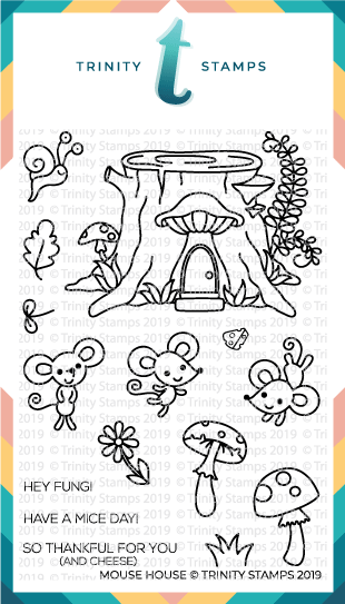 Trinity Stamps - Mouse House Clear Photopolymer Stamp Set (4x6)