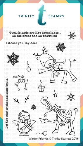 Trinity Stamps - Winter Friends 4x6 Stamp Set
