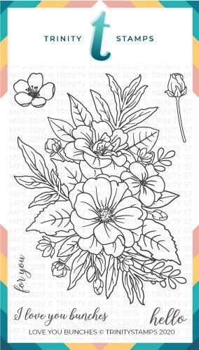 Trinity Stamps - Love You Bunches Clear Photopolymer Stamp Set (4x6)