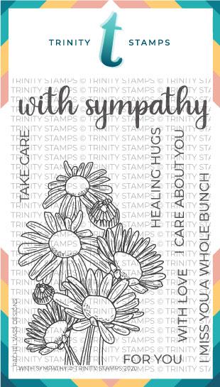 Trinity Stamps - With Sympathy Stamp Set (4x6)