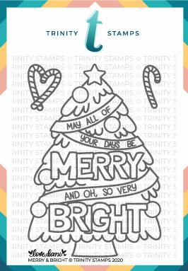 Trinity Stamps - Merry and Bright Stamp Set (3x4)