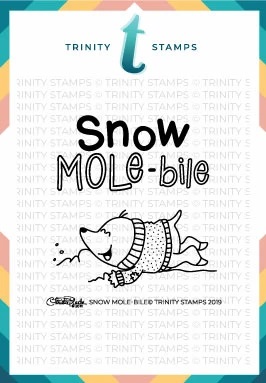 Trinity Stamps - Snow Mole-bile Stamp Set (3x3)