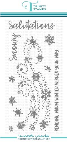 Trinity Stamps - Winter Winds 4x8 Stamp Set