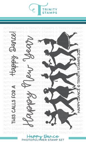 Trinity Stamps - Happy Dance 4x6 Stamp Set