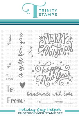 Trinity Stamps - Holiday Tag Helper 4x4 Stamp Set
